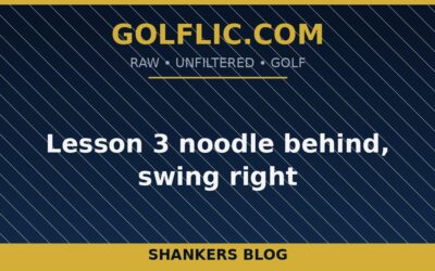 Lesson 3 noodle behind, swing right