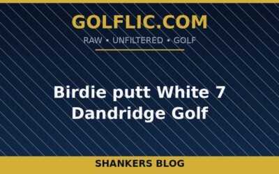 Birdie putt White 7 Dandridge Golf