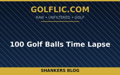 100 Golf Balls Time Lapse