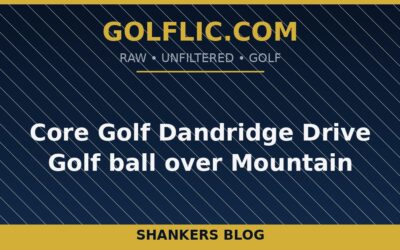 Core Golf Dandridge Drive Golf ball over Mountain