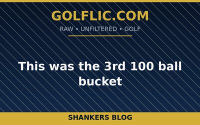 This was the 3rd 100 ball bucket
