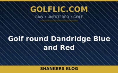 Golf round Dandridge Blue and Red