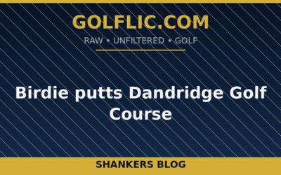Birdie putts Dandridge Golf Course