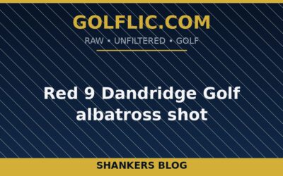 Red 9 Dandridge Golf albatross shot