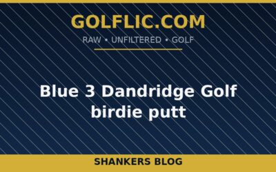 Blue 3 Dandridge Golf birdie putt