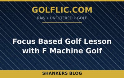Focus Based Golf Lesson with F Machine Golf
