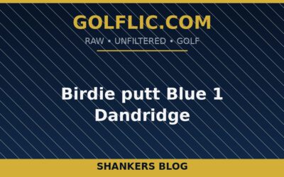 Birdie putt Blue 1 Dandridge