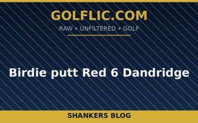 Birdie putt Red 6 Dandridge