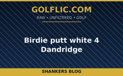 Birdie putt white 4 Dandridge