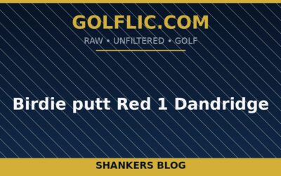 Birdie putt Red 1 Dandridge