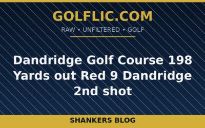 Dandridge Golf Course 198 Yards out Red 9 Dandridge 2nd shot