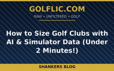 How to Size Golf Clubs with AI & Simulator Data (Under 2 Minutes!)