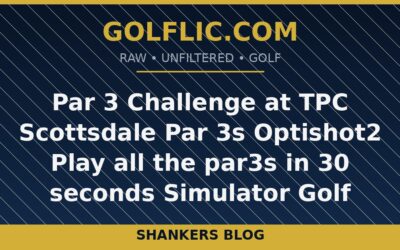 Par 3 Challenge at TPC Scottsdale Par 3s Optishot2 Play all the par3s in 30 seconds Simulator Golf