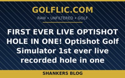 🎉⛳FIRST EVER LIVE OPTISHOT HOLE IN ONE! 🏆🔥Optishot Golf Simulator 1st ever live recorded hole in one