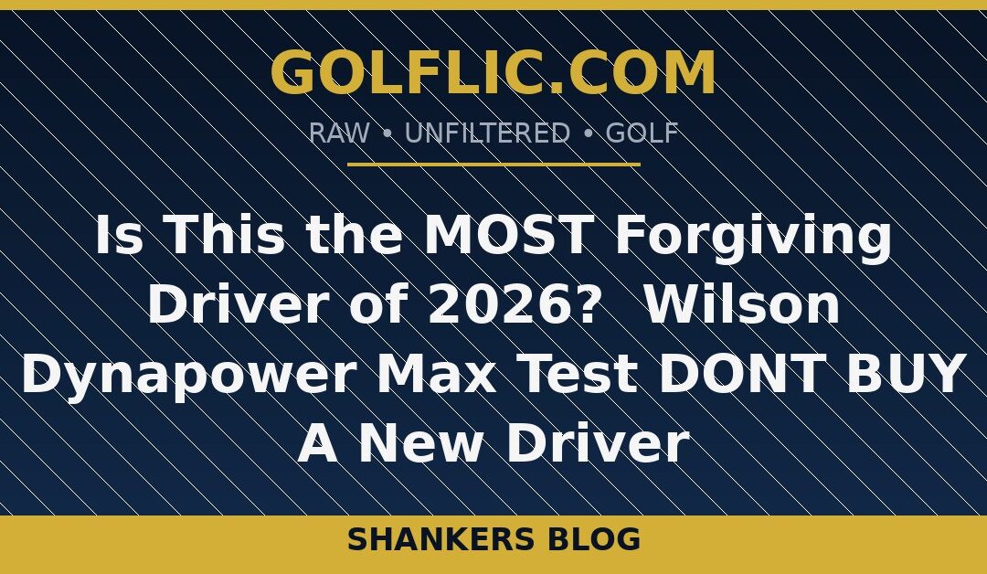 Is This the MOST Forgiving Driver of 2026? 🏌️‍♂️ Wilson Dynapower Max Test DONT BUY A New Driver