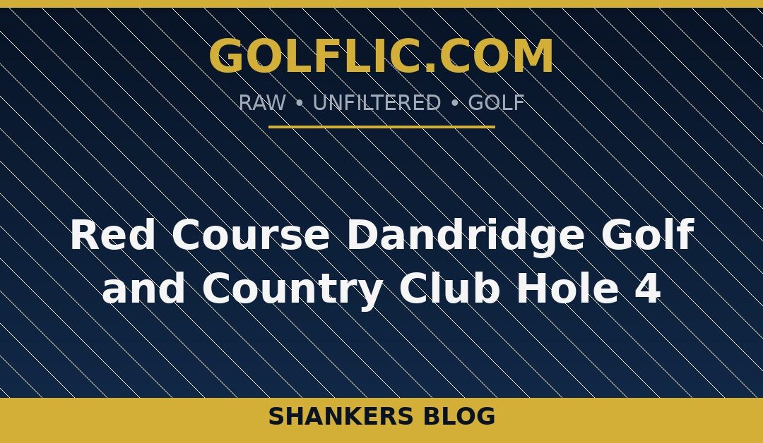 Red Course Dandridge Golf and Country Club Hole 4